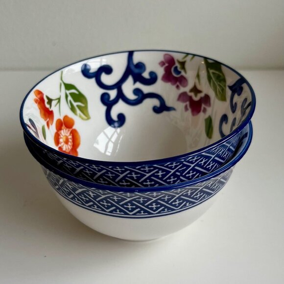 Lauren Ralph Lauren Other - Lauren Ralph Lauren Mandarin Blue Fruit Dessert Bowls | Set of 2